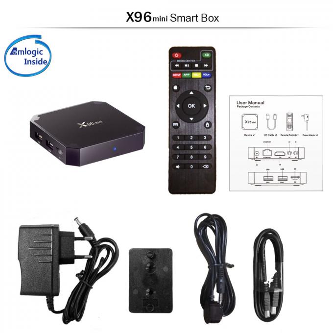 X96 mini Android 7.1 tv box 4K Amlogic S905W 1g/8g 2g/16g KD Player 17.3