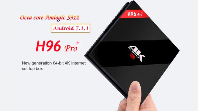 H96 Pro Plus Amlogic S912 Android 7.1 TV Box Dual Wifi 2.4G/5.8GHz