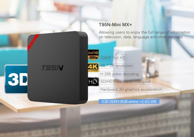 Full Media Format Android Smart Tv Box T95n Support U Disk Mmc Cards