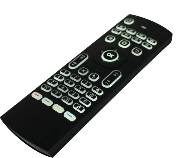 MX3 - L Air Mouse Remote With Backlit Micro USB Interface Rubber  Button