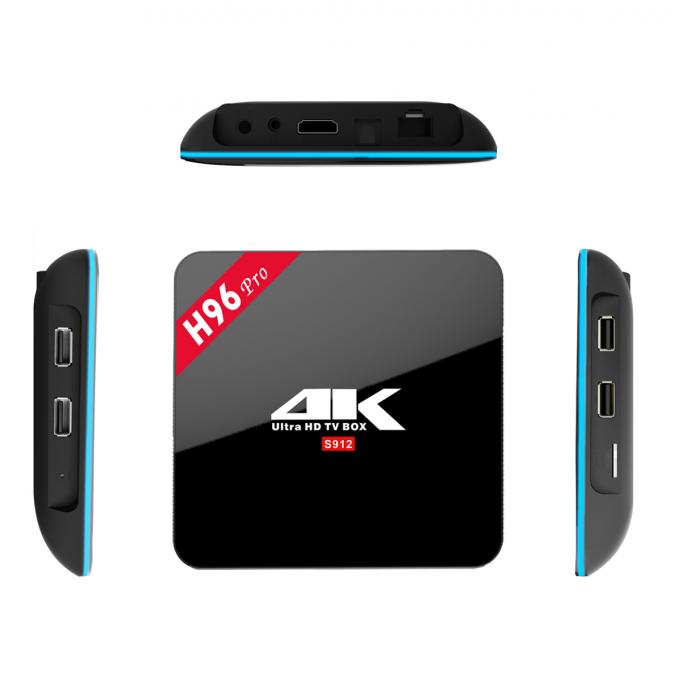 H96 Pro Amlogic S912 KODI 17.3 Pre-installed Android 7.1 TV Box With Wireless