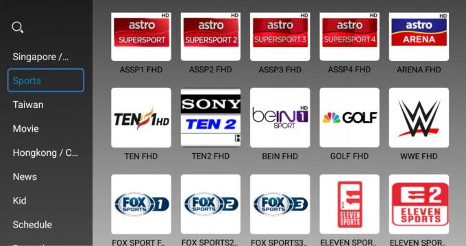 Sport Channels Myiptv 4K Full Languages 500+ Vod Programs Singapore Hot Selling