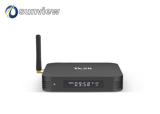 China TX28 RK3328 Quad Core KODI Pre-installed with LED Android 7.1 TV Box supplier