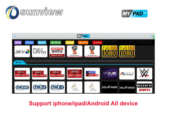China Ipad Iptv Server Subscription  , Iptv Online Subscription 350+ More Live Channels supplier