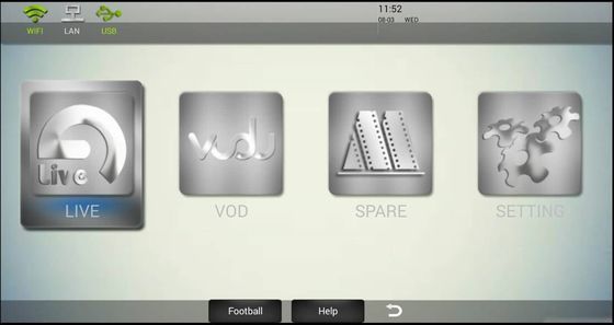 Vod Internet Iptv Singapore Apk 1080p Resolution For Android Set Top Box supplier